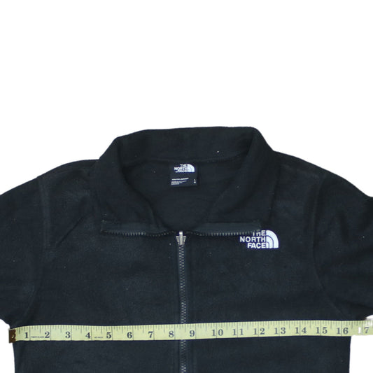The North Face Boys Black Fleece Full Zip Active Jacket Size L Youth