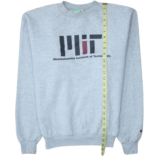 Champion Men's Grey MIT Graphic Pullover Sweatshirt Size S