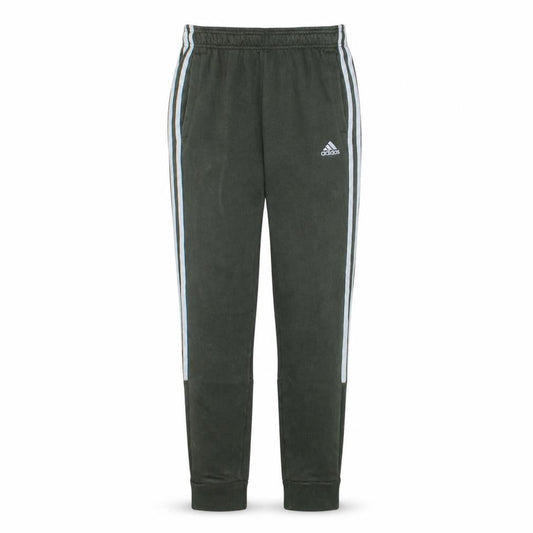Adidas Mens Green XS Jogger Trousers Fleece Side Stripe