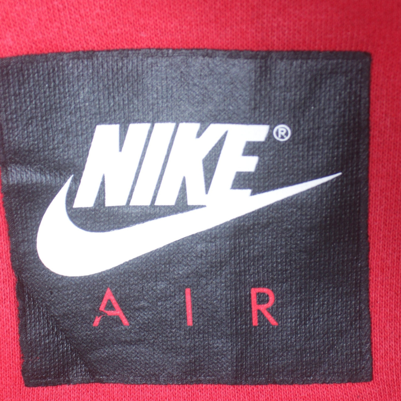 Nike Boys Red Black Full Zip Hoodie Sweatshirt XL 13-15 Years Cotton Blend