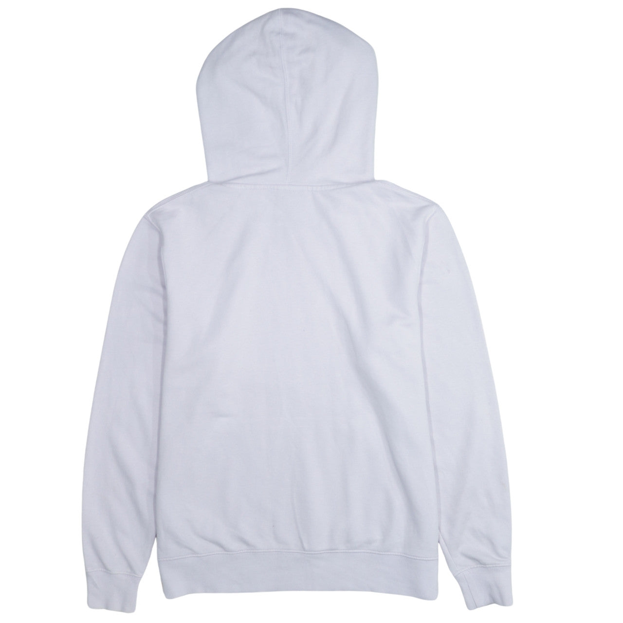 Nike Women White Small Pullover Hoodie with Logo Detail