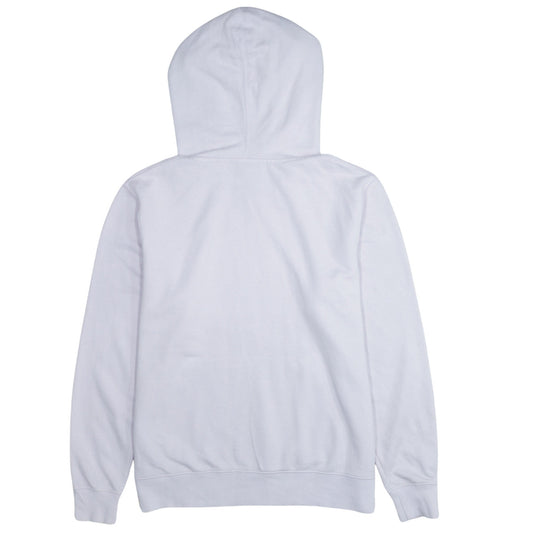Nike Women White Small Pullover Hoodie with Logo Detail