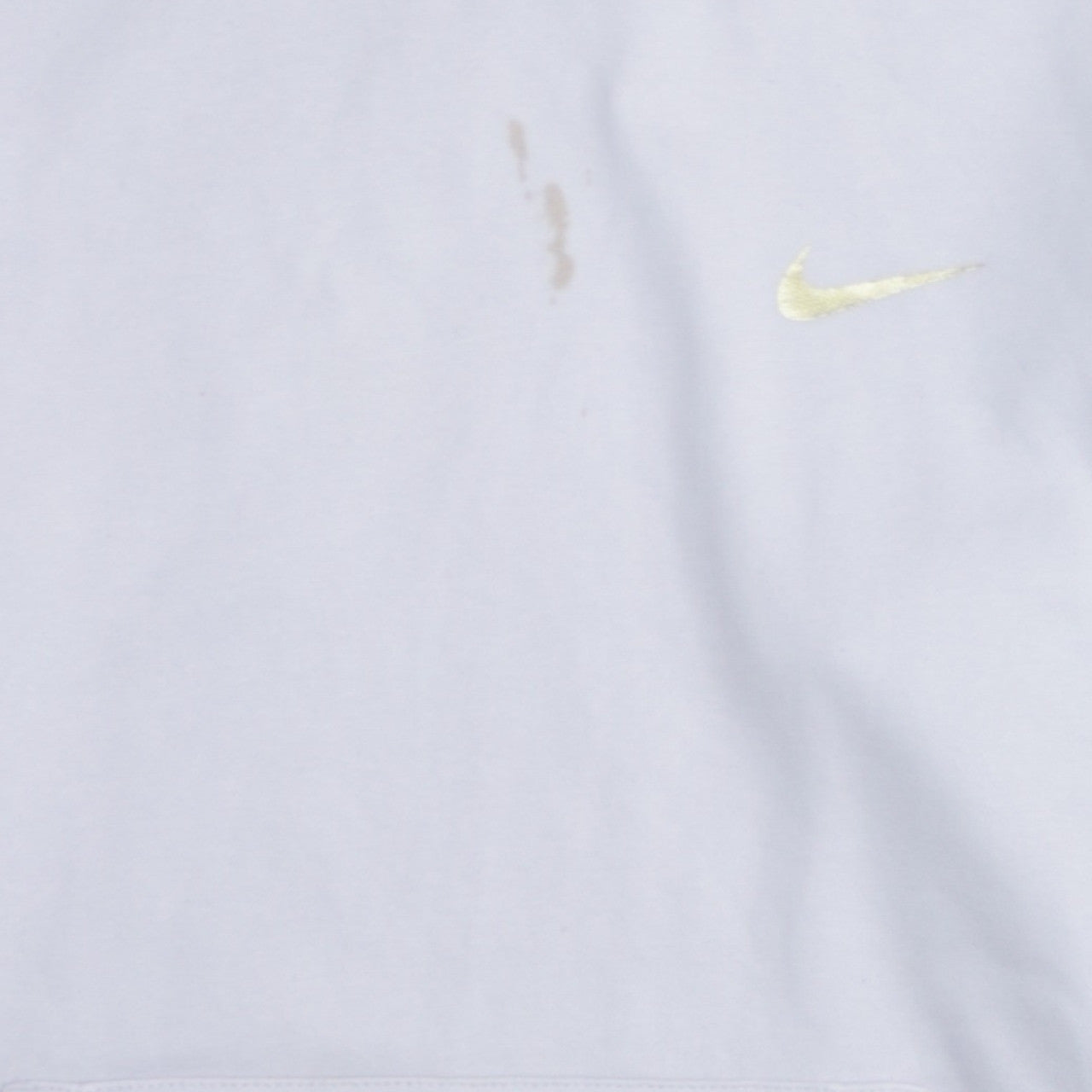 Nike Women White Small Pullover Hoodie with Logo Detail
