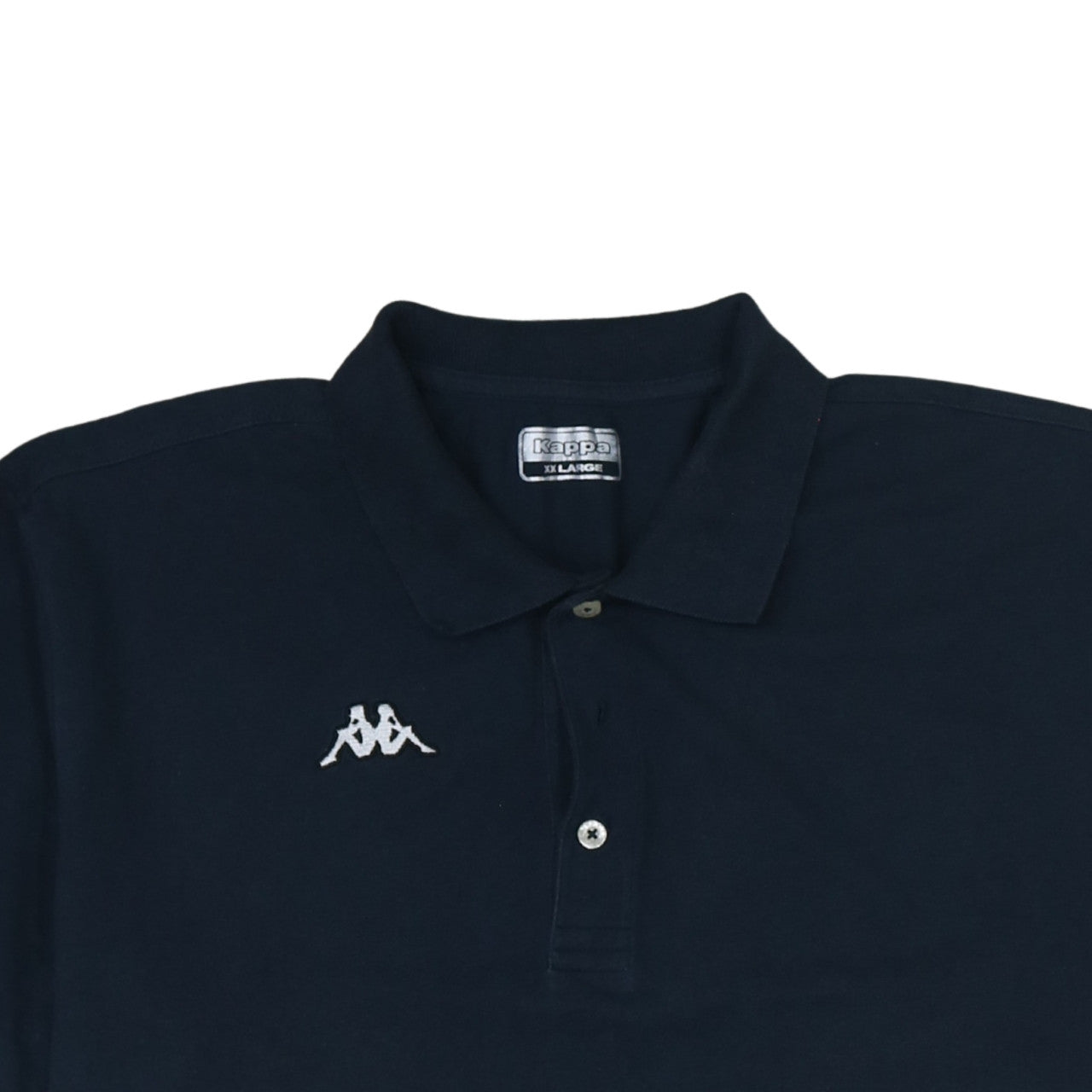 Kappa Men’s Black 2XL Polo Shirt Regular Fit Short Sleeve