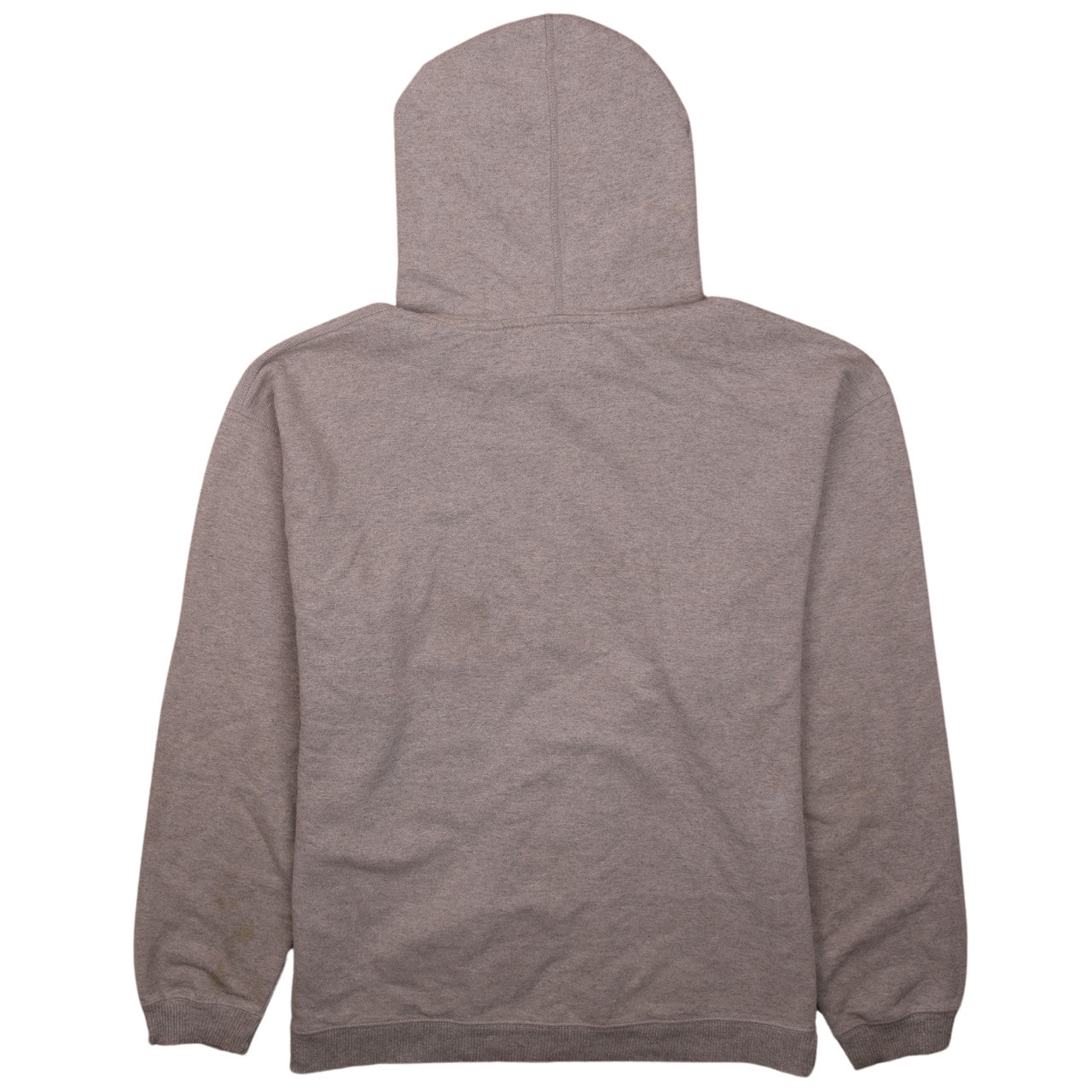 FILA Men's Grey Pullover Hoodie Size L Logo Fleece Sweatshirt