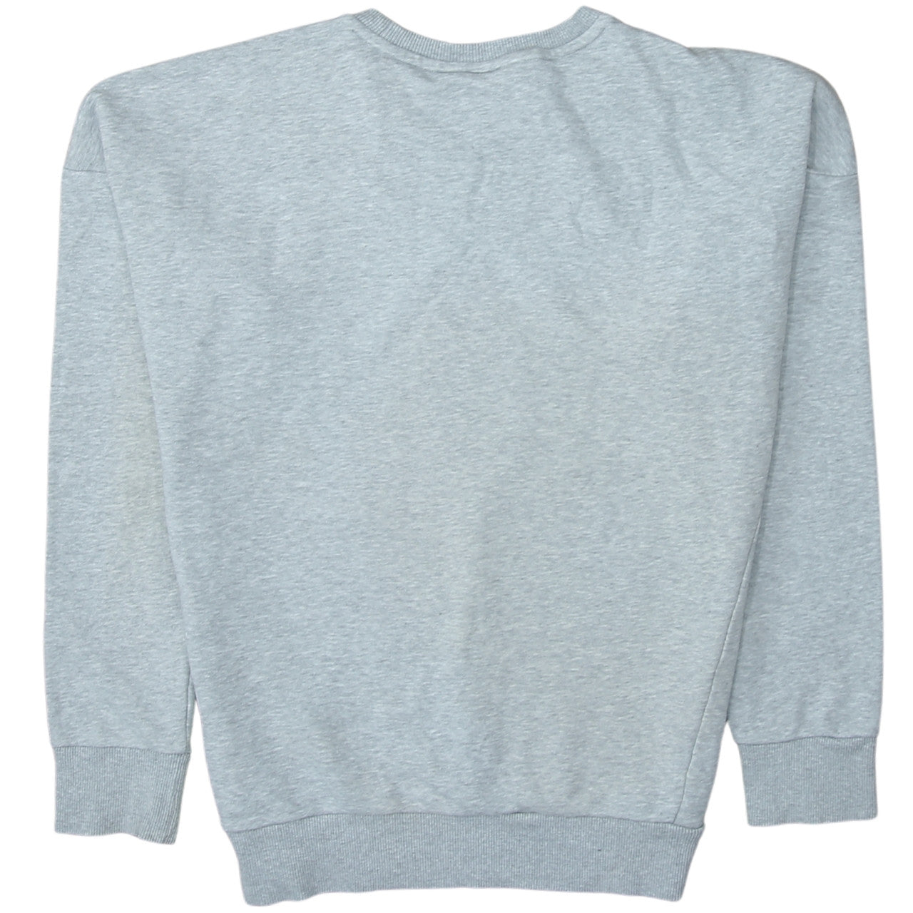 Adidas Womens Grey Crew Neck Sweatshirt Size 14 Logo Print Pullover