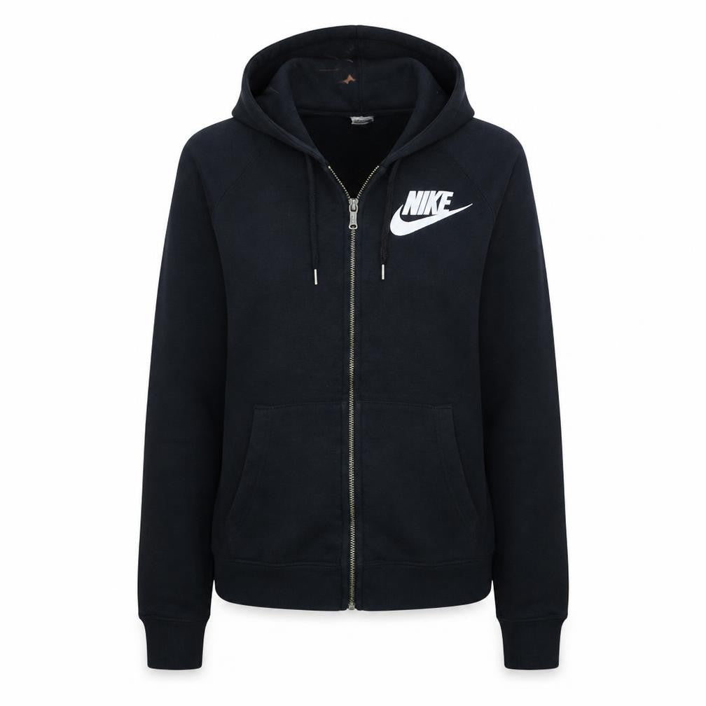 Nike Womens Black Small Full Zip Hoodie Sweatshirt