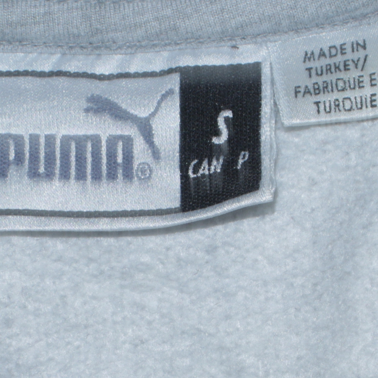 Puma Mens Grey Crew Neck Pullover Sweatshirt Size S