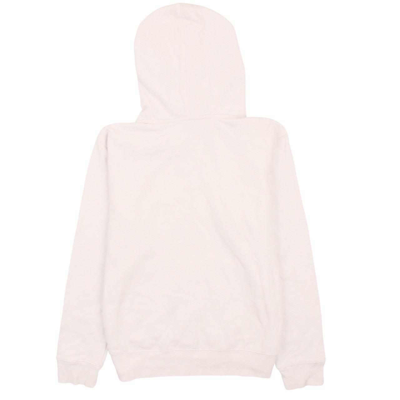 Champion Women White Pullover Hoodie L Logo Embroidered Comfortable