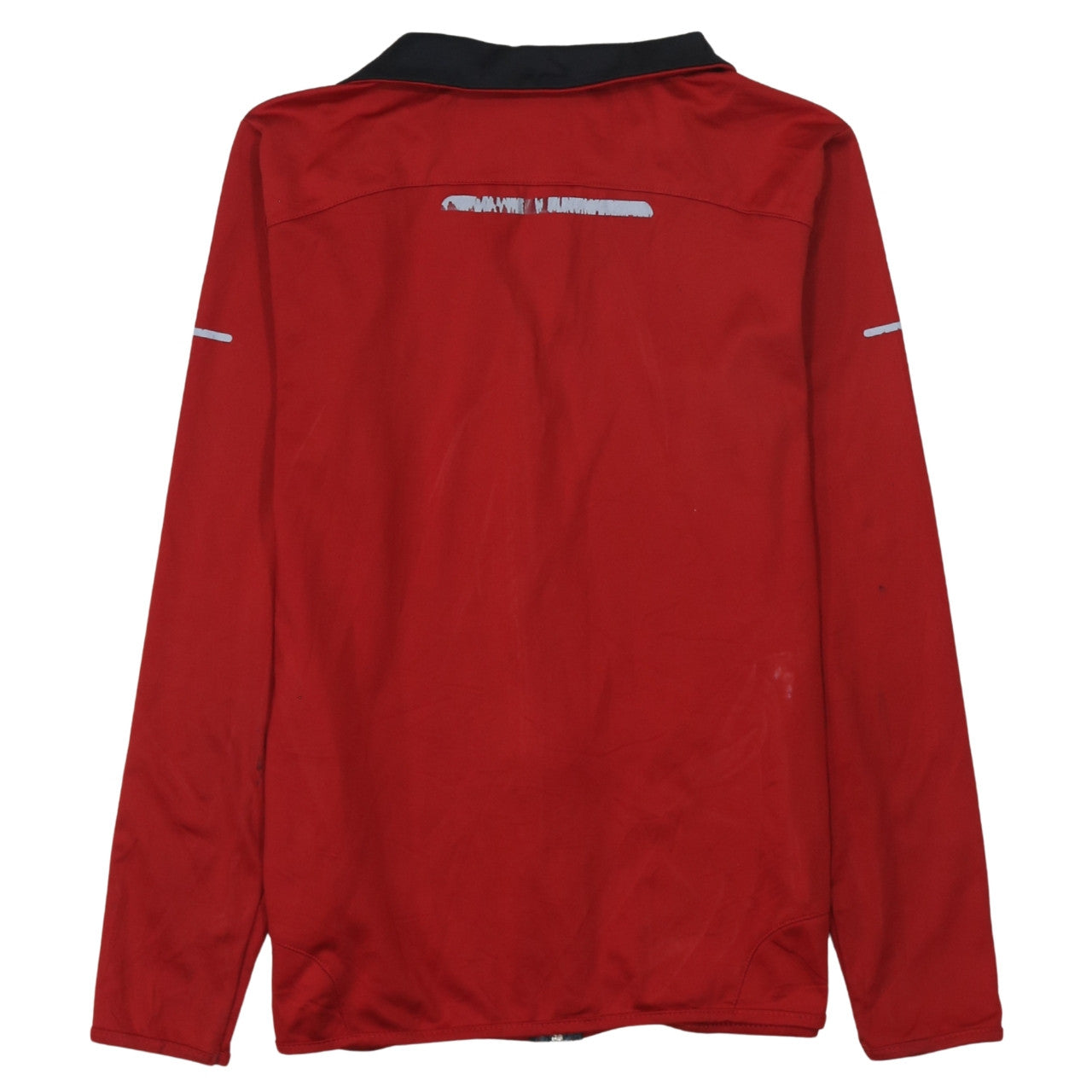 Nike Men's Red XL Track Jacket Reflective Full Zip Sports Top