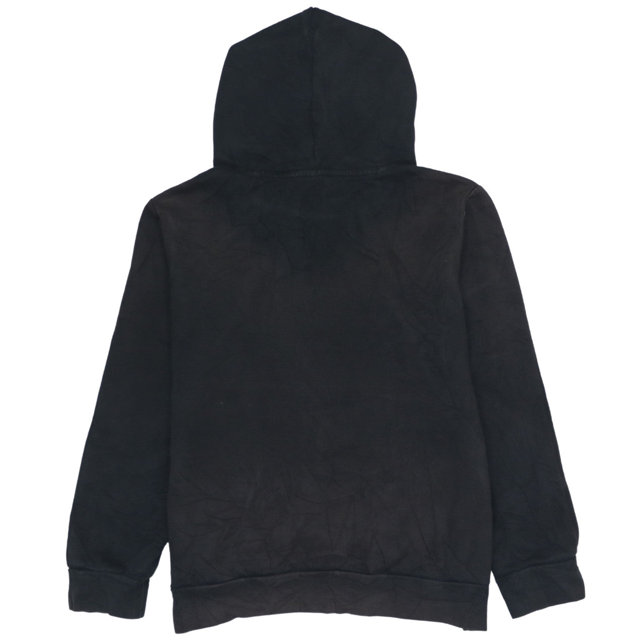 Adidas Womens Black Pullover Hoodie L 16-18 Logo Hooded Sweatshirt