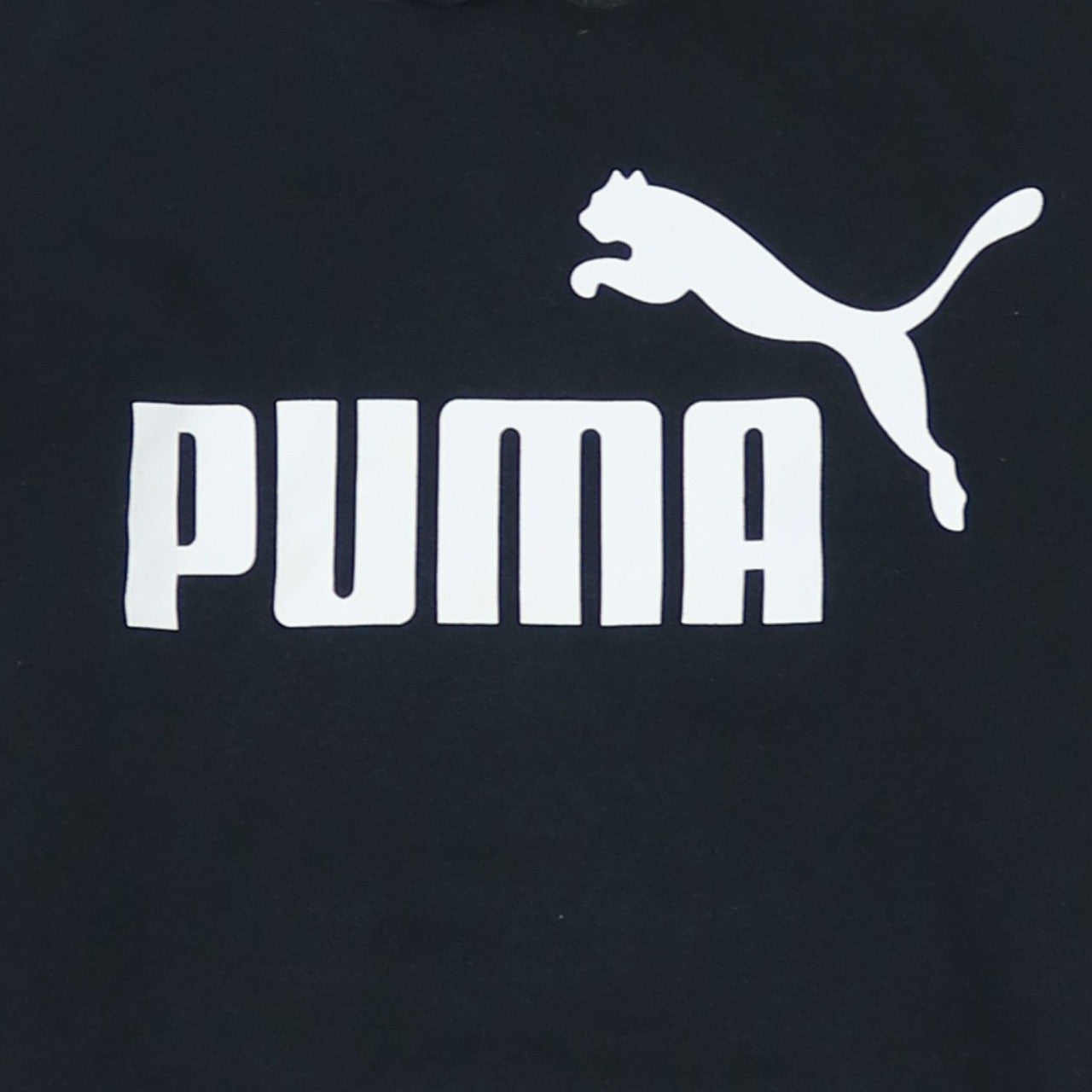 Puma Men’s Black Pullover Hoodie Small Logo Fleece Sweatshirt