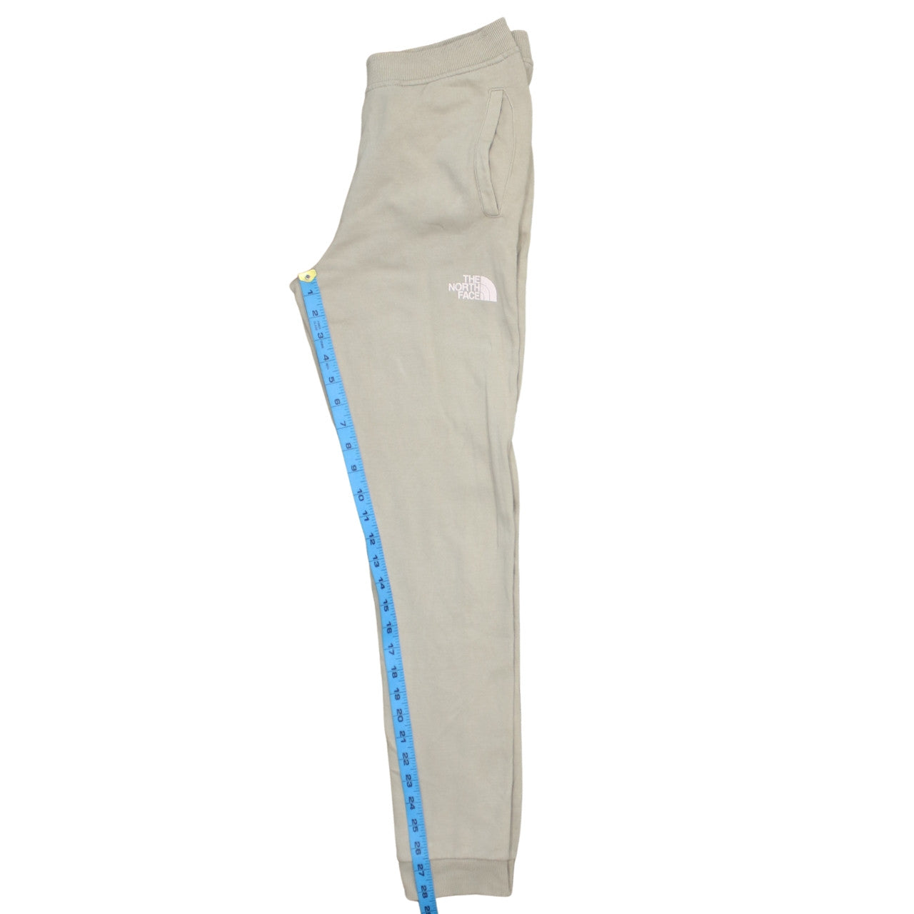 The North Face Girls Beige Jogger Sweatpants L Fleece Activewear Trousers