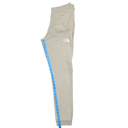 The North Face Girls Beige Jogger Sweatpants L Fleece Activewear Trousers