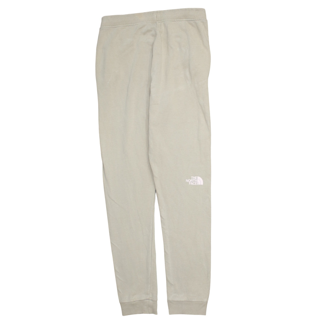 The North Face Girls Beige Jogger Sweatpants L Fleece Activewear Trousers