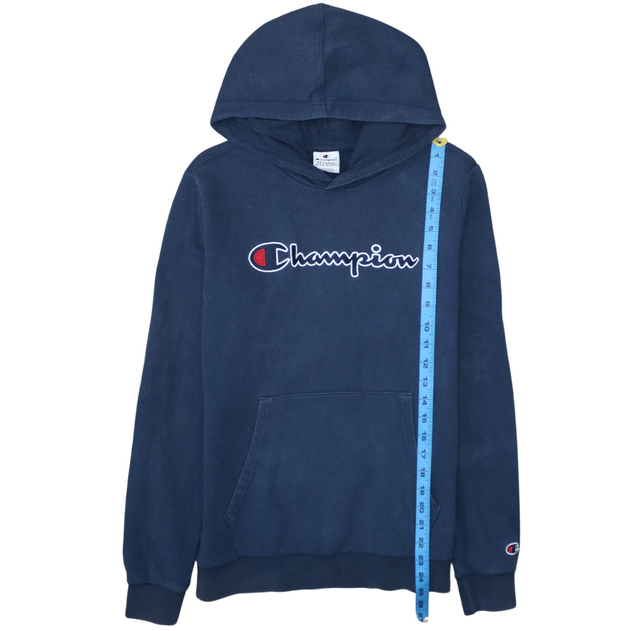 Champion Boys Blue 2XL Pullover Fleece Hoodie with Logo Front