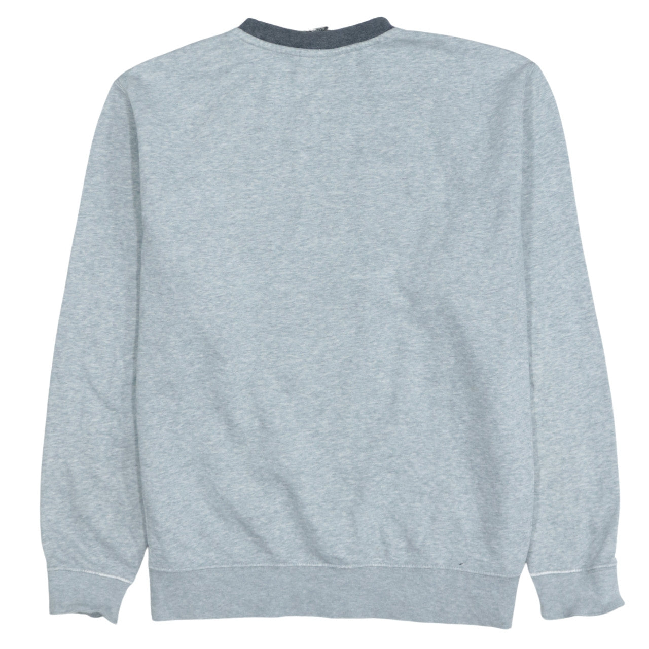 Nike Mens Grey Pullover Sweatshirt M Crew Neck Fleece Logo