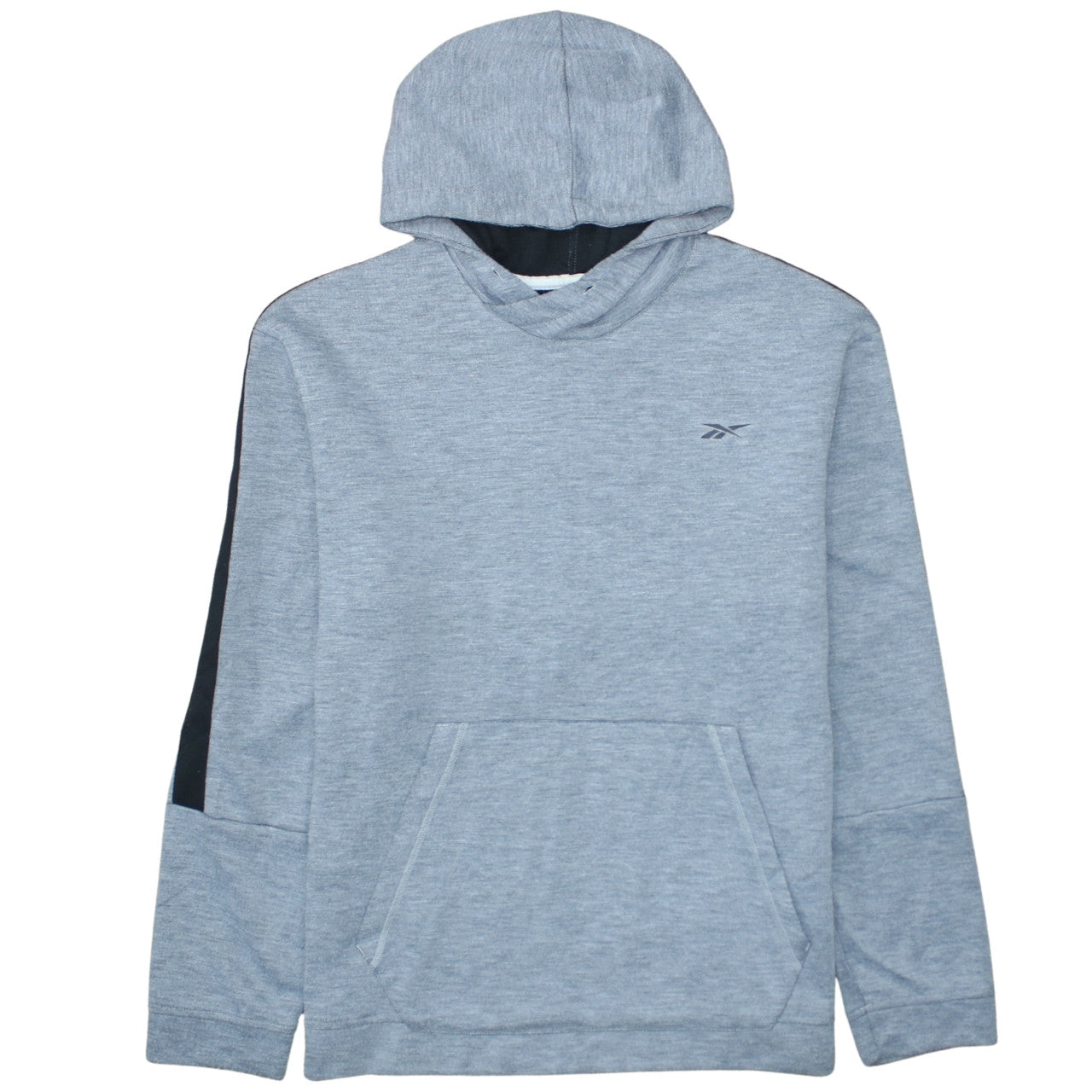 Reebok Men's Grey Pullover Hoodie L Lightweight Sportswear