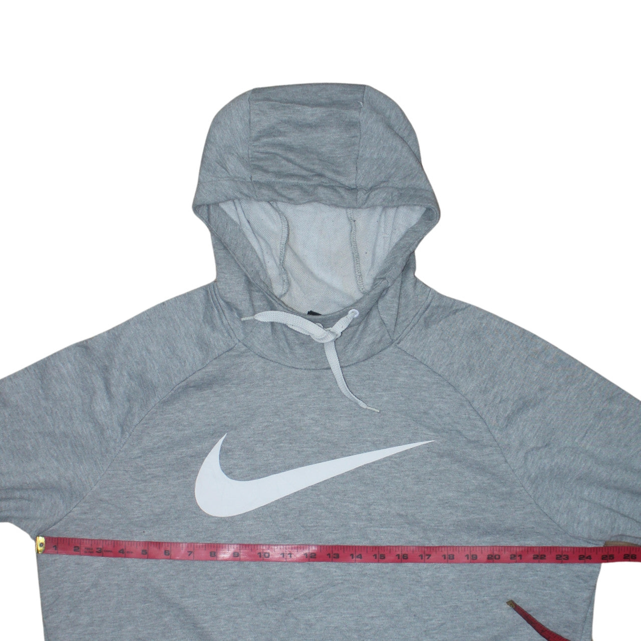 Nike Men's Grey Dri-Fit XL Pullover Hoodie with Logo