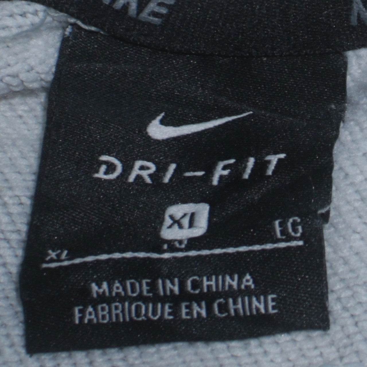 Nike Men's Grey Dri-Fit XL Pullover Hoodie with Logo