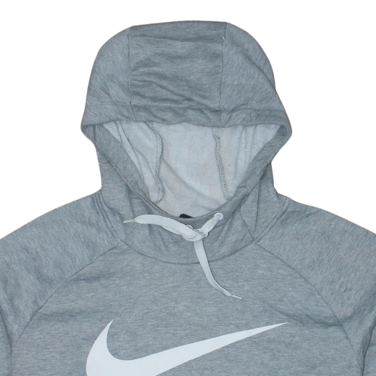 Nike Men's Grey Dri-Fit XL Pullover Hoodie with Logo