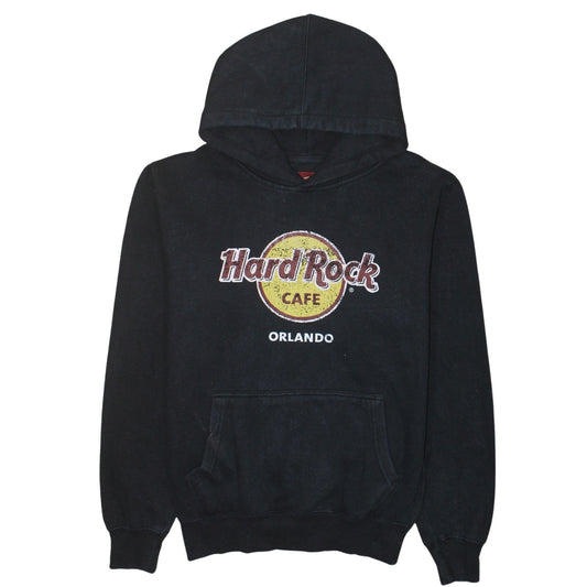 Hard Rock Cafe Orlando Men's Black Medium Pullover Hoodie