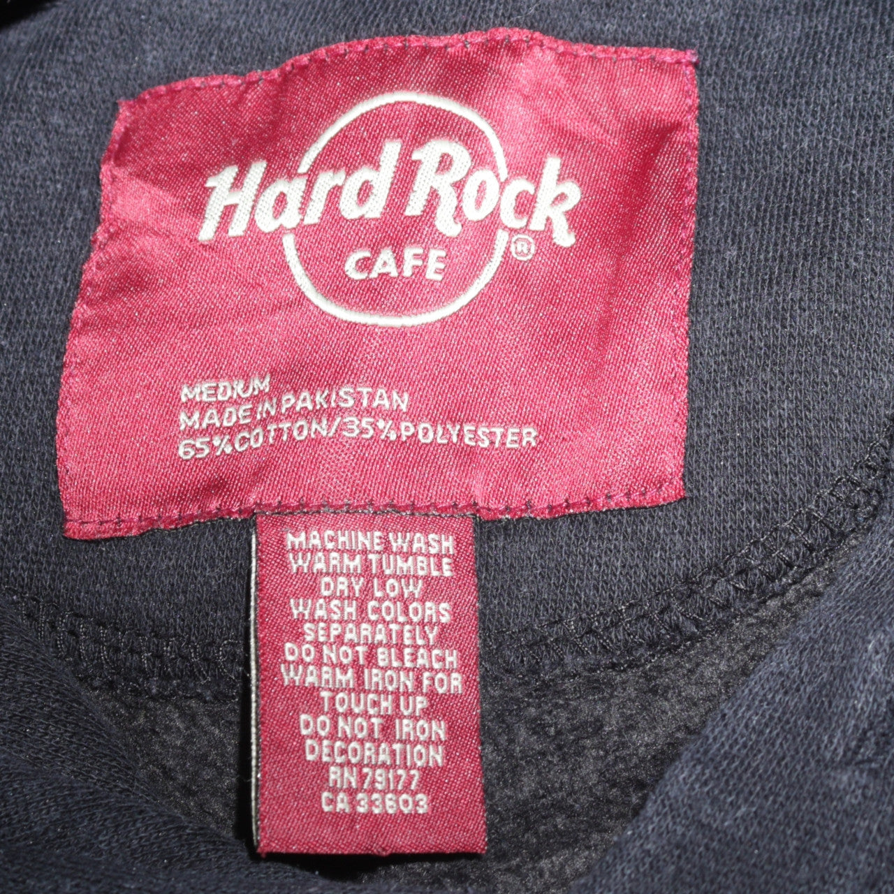 Hard Rock Cafe Orlando Men's Black Medium Pullover Hoodie