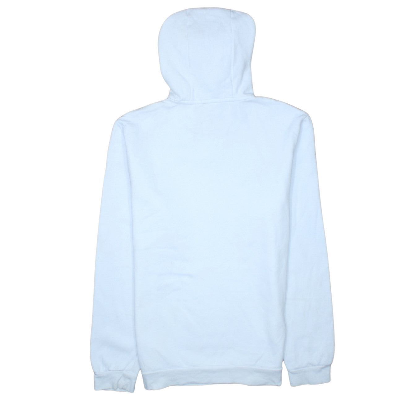 Adidas Mens White Pullover Hoodie Size M Sports Fleece