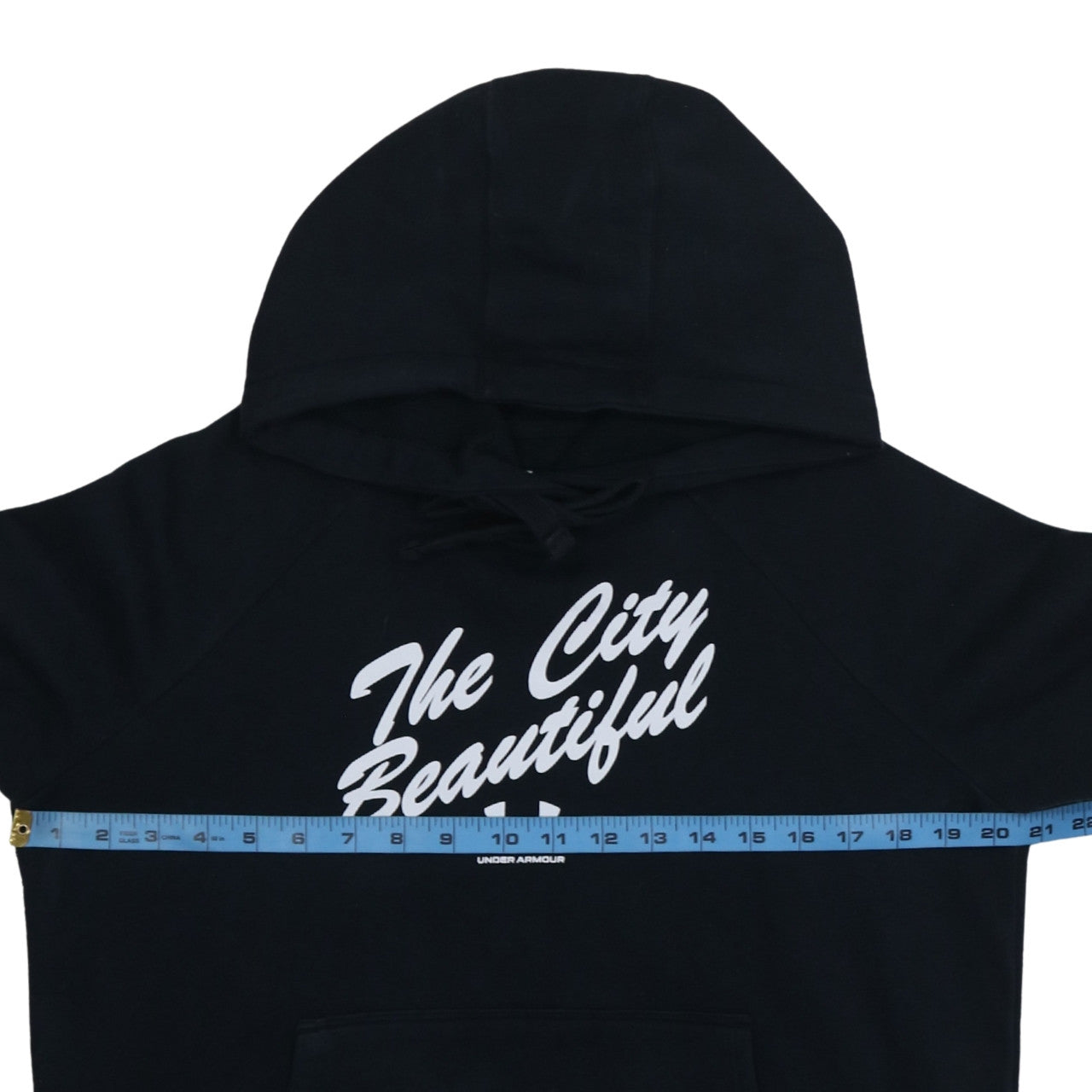 Under Armour Women's Black Pullover Hoodie Small Loose Fit 'The City Beautiful'