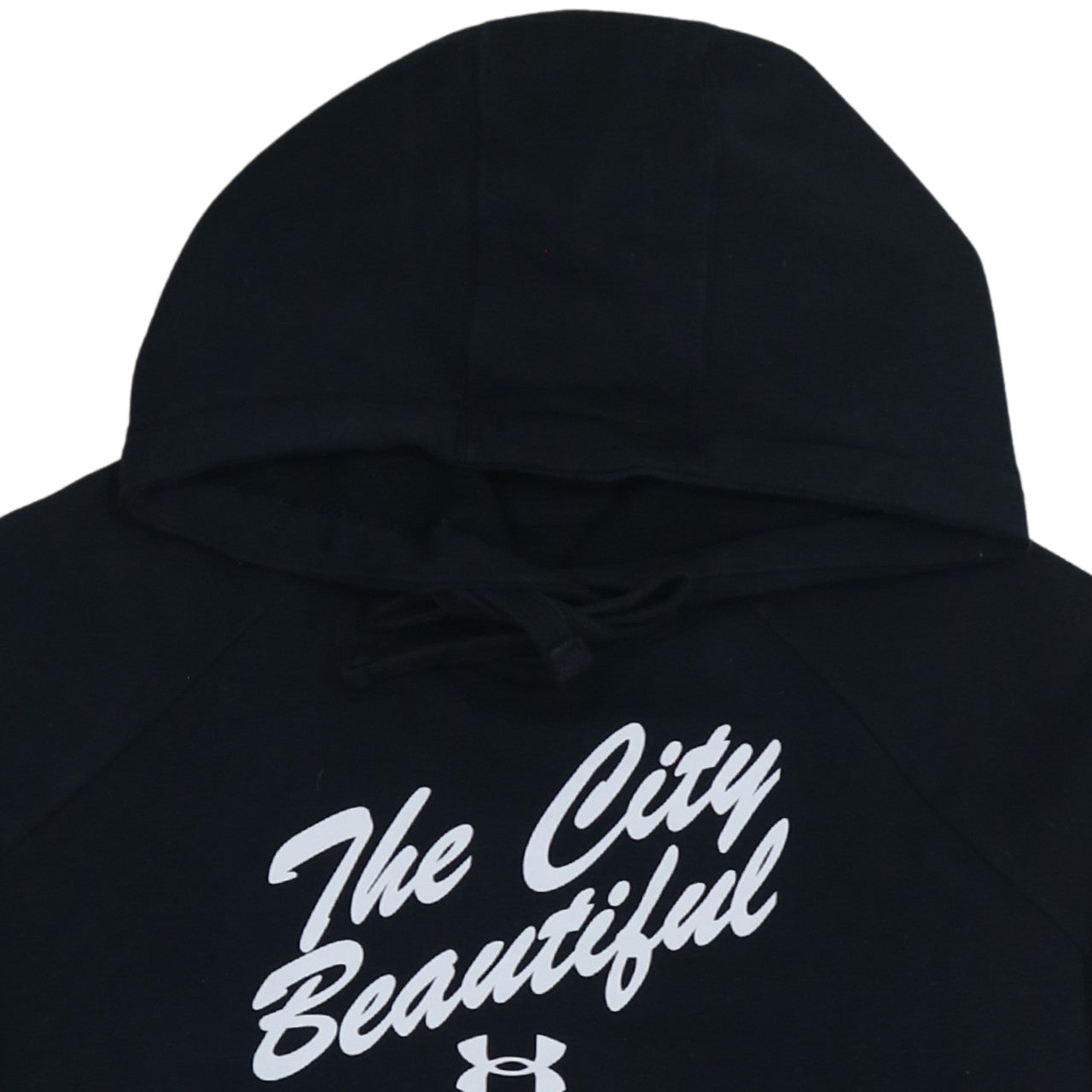 Under Armour Women's Black Pullover Hoodie Small Loose Fit 'The City Beautiful'