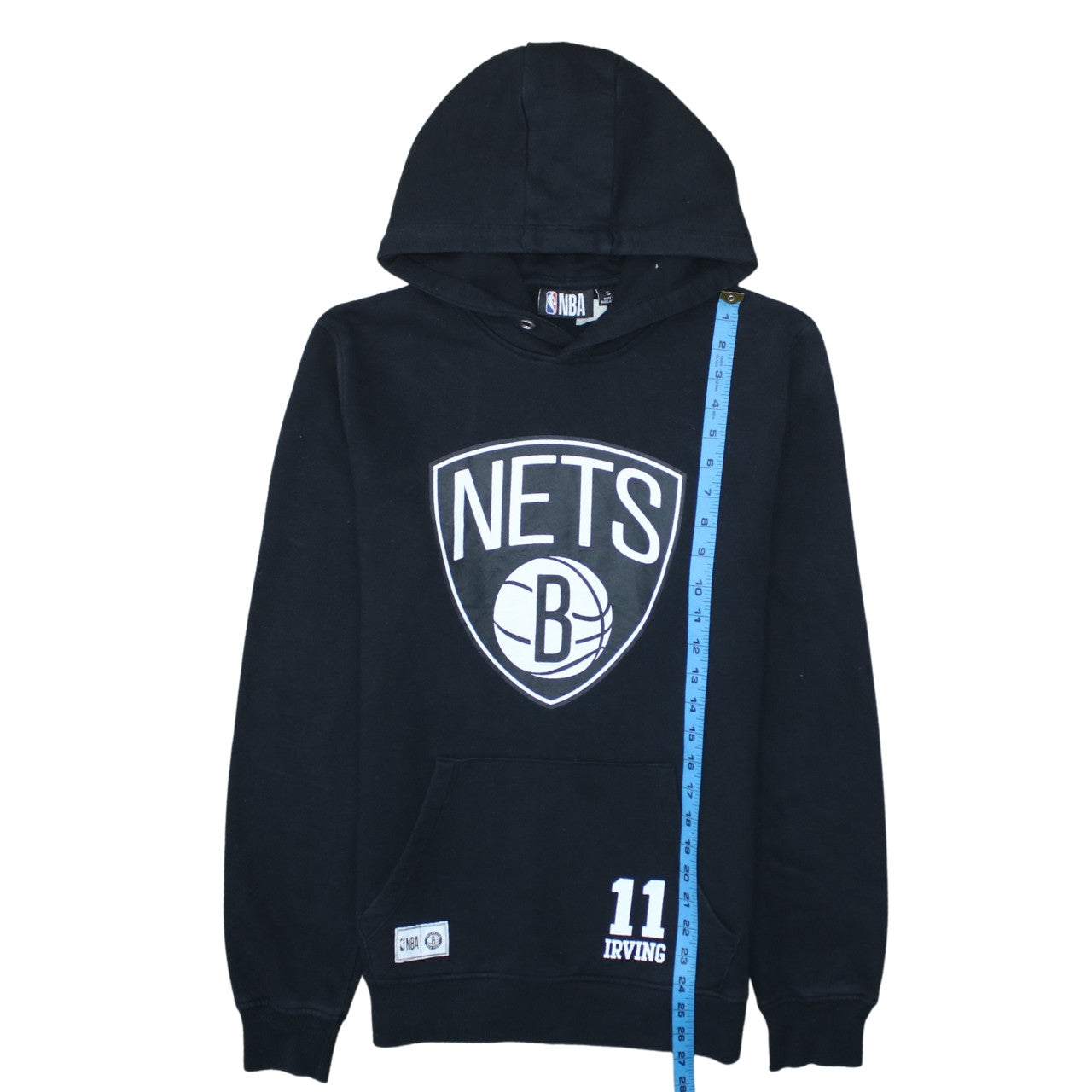 Primark NBA Men’s Black Pullover Hoodie S Brooklyn Nets Irving 11