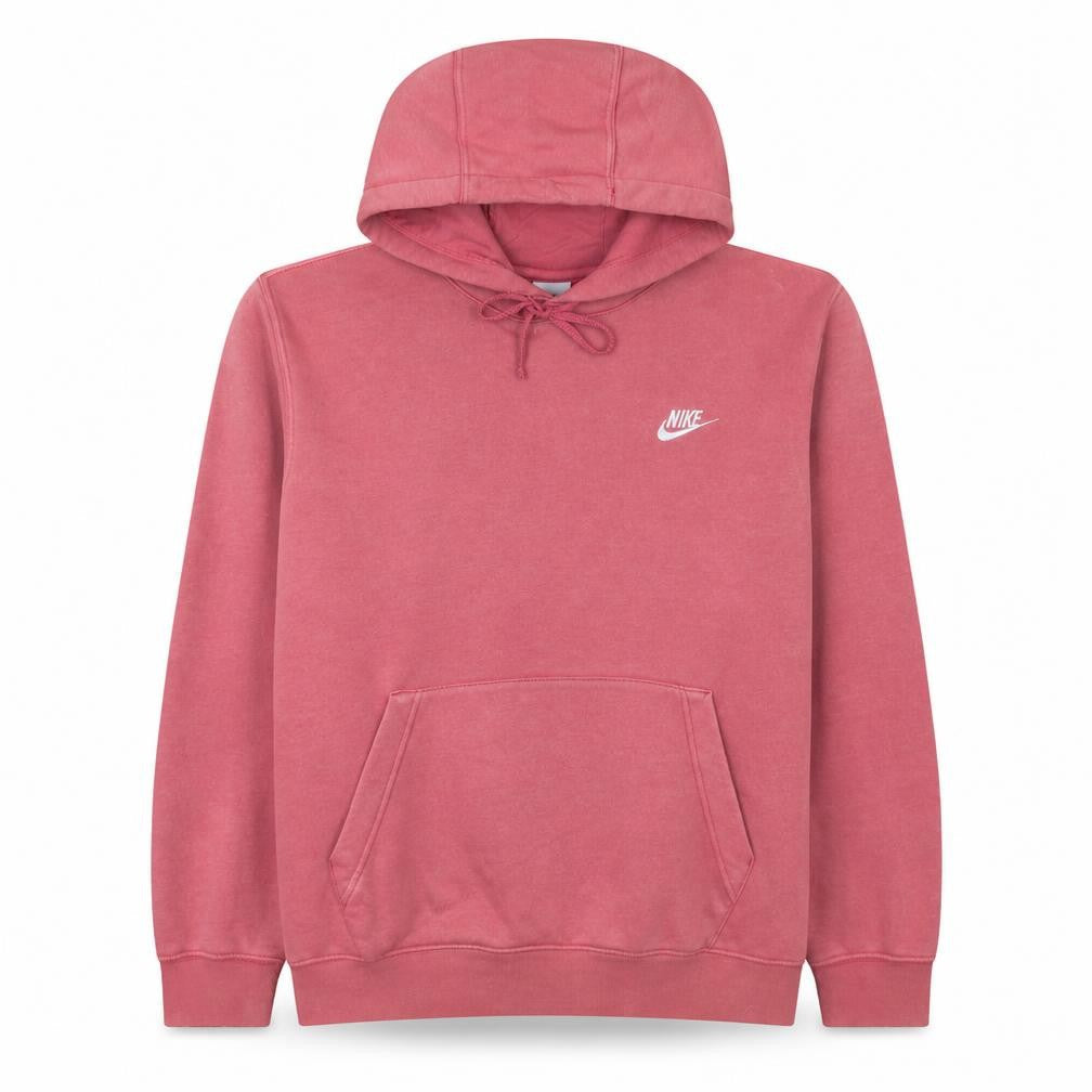 Nike Women's Pink Pullover Hoodie Medium Cotton Blend