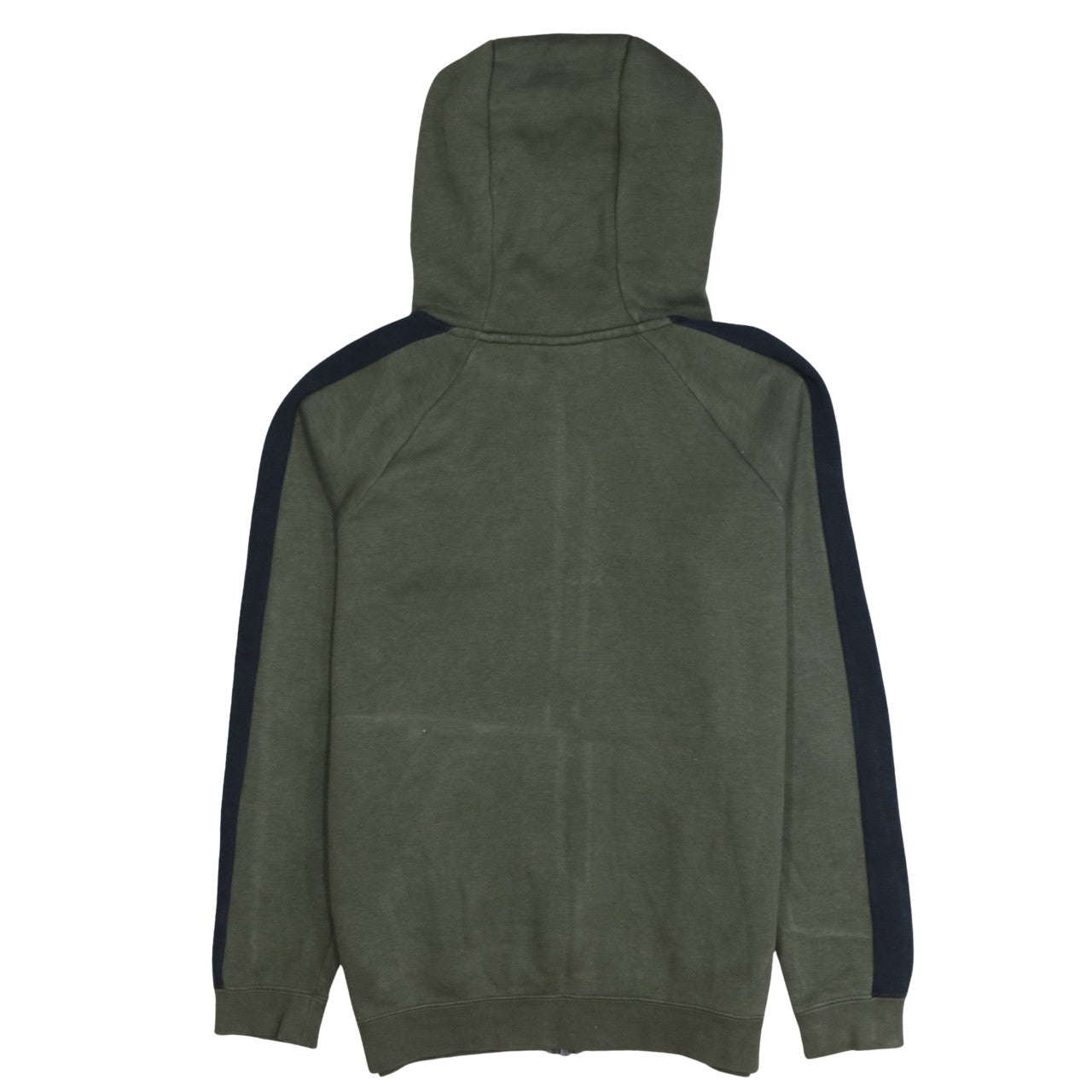 Nike Air Men Green Full Zip Hoodie Size S Fleece Sportswear