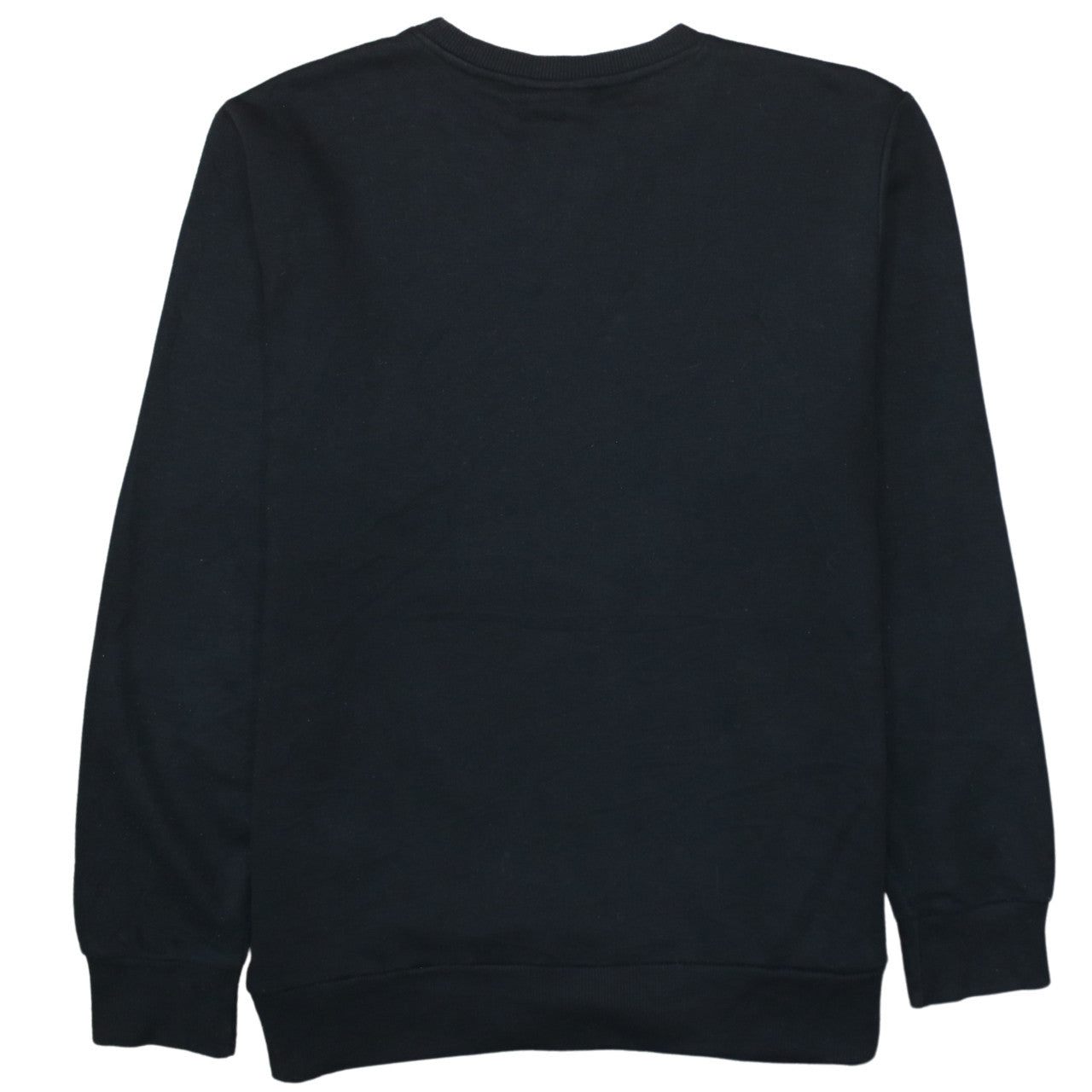 FILA Men's Black Logo Pullover Sweatshirt L Classic Sportswear
