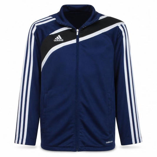 Adidas Boys Blue Clima365 Track Jacket 13-14 Years Full Zip Lightweight Top