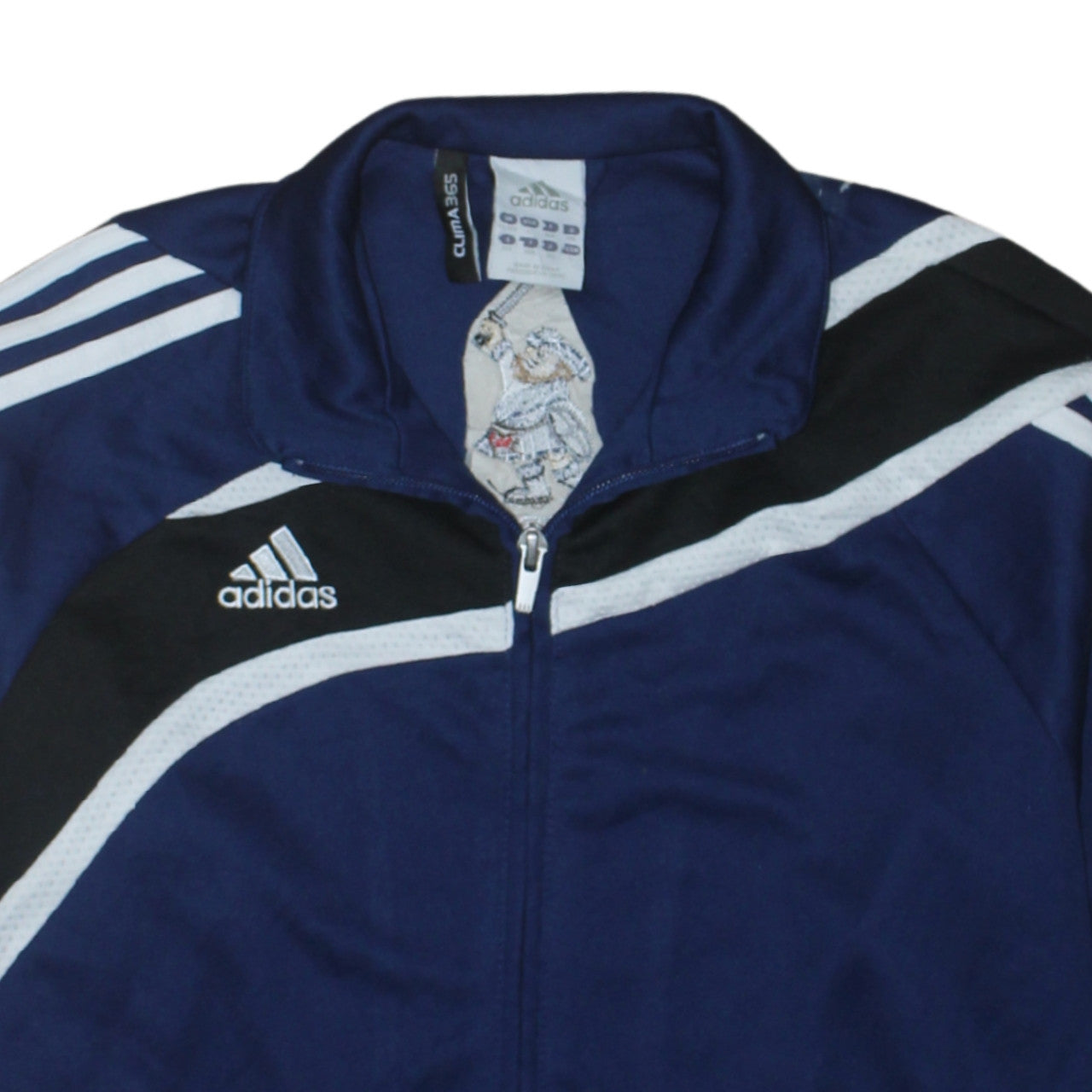 Adidas Boys Blue Clima365 Track Jacket 13-14 Years Full Zip Lightweight Top