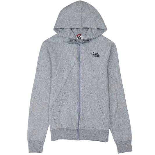 The North Face Men's Grey Full Zip Hoodie S Classic Cotton Blend
