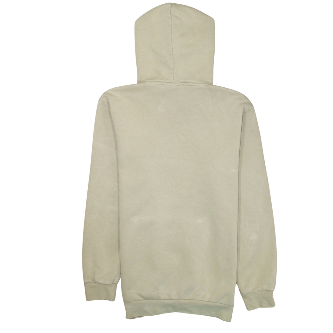 Adidas Men’s Beige Pullover Hoodie L Regular Fit Fleece Sweatshirt