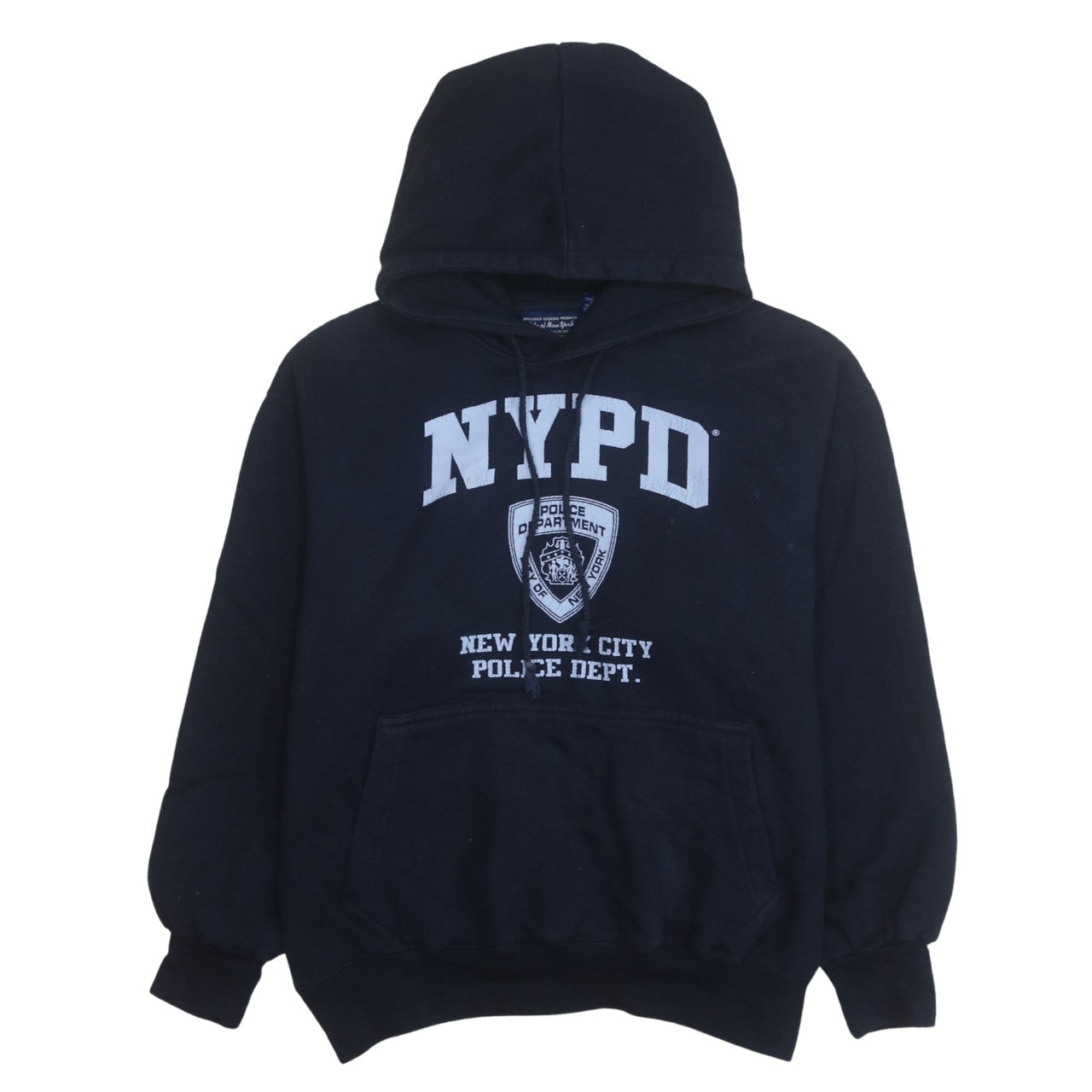 City of New York Men's Black Pullover NYPD Hoodie S