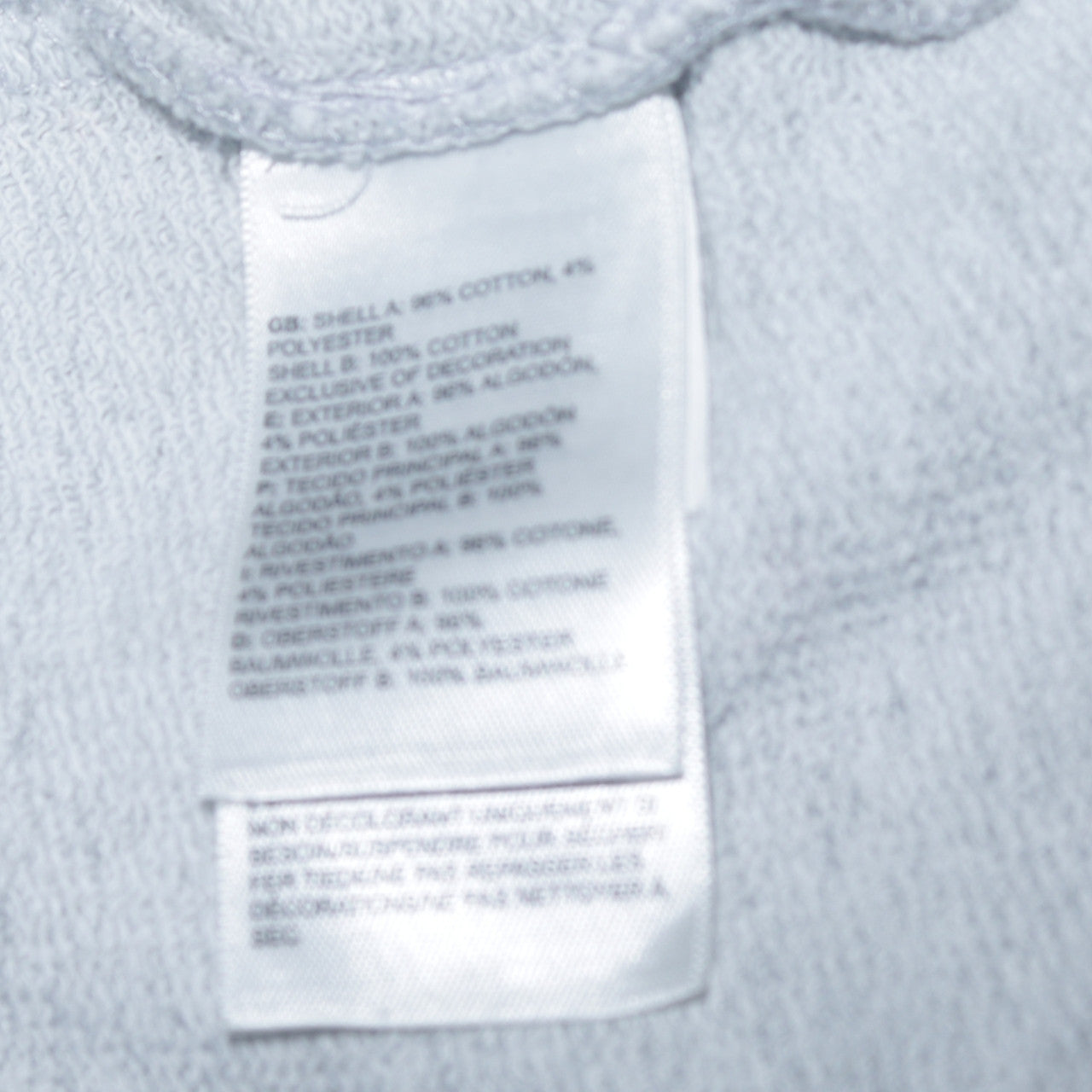 The North Face Boys Grey & Black Pullover Hoodie L Logo Sweatshirt