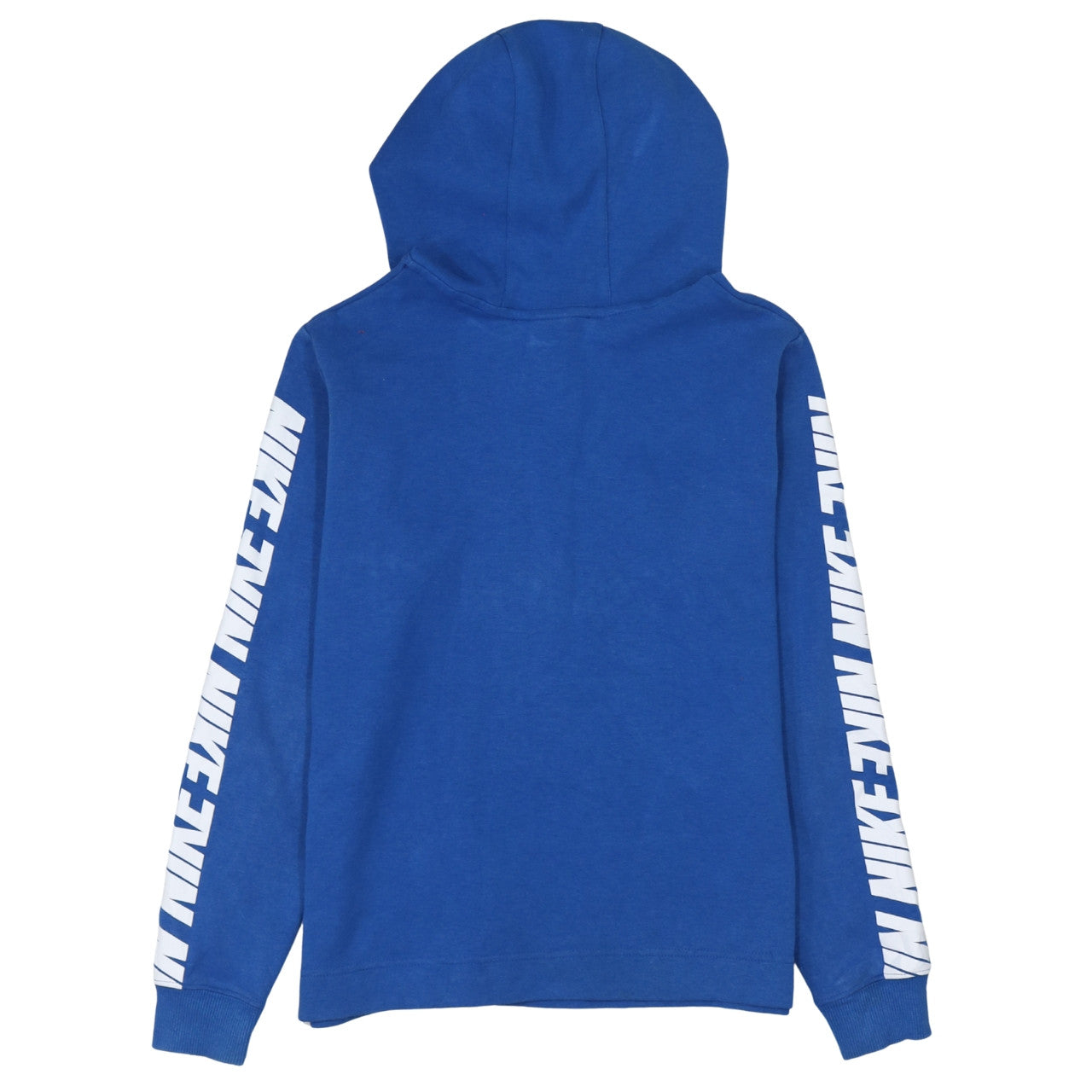 Nike Men's Blue Pullover Hoodie S Regular Fit Graphic Sportswear