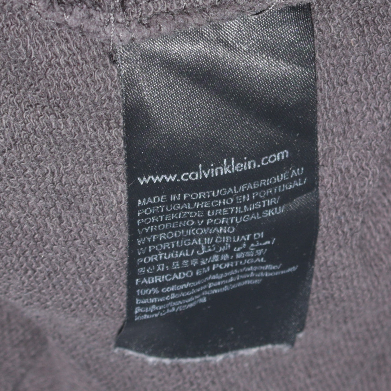 Calvin Klein Jeans Men's Black XS Crew Neck Logo Sweatshirt
