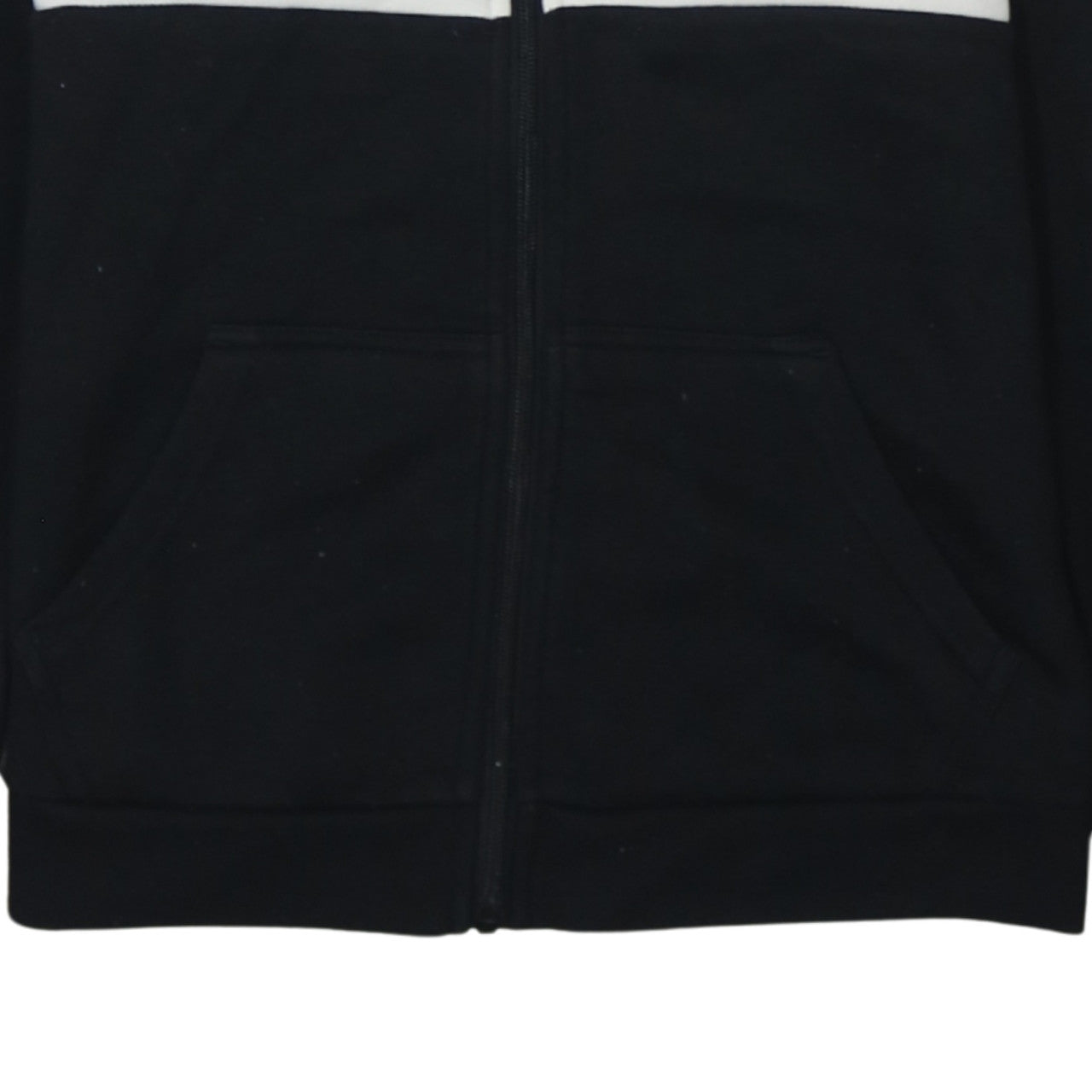 FILA Men’s Black & White Full Zip Hoodie Size S Regular Fit