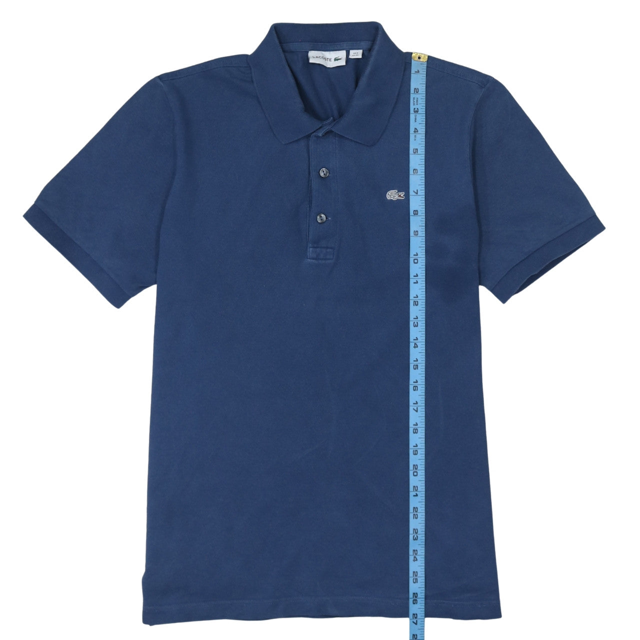 Lacoste Men's Blue Cotton Short Sleeve Polo Shirt XL