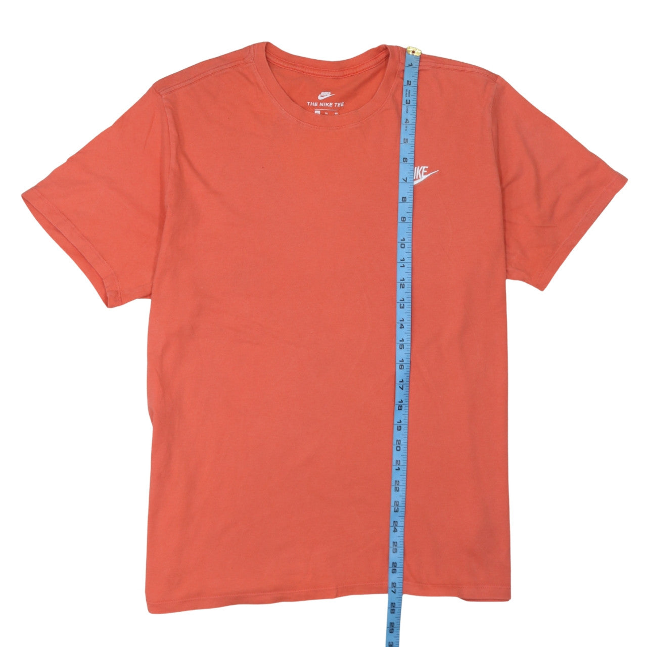 Nike Men's Orange XL Athletic Fit Crew Neck Cotton T-Shirt