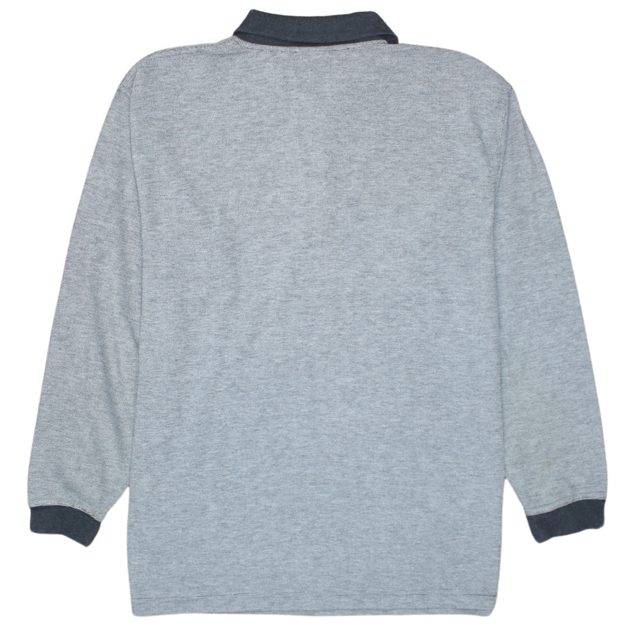 Brice Men's Grey Collared 1/2 Zip Knit Sweatshirt Size L