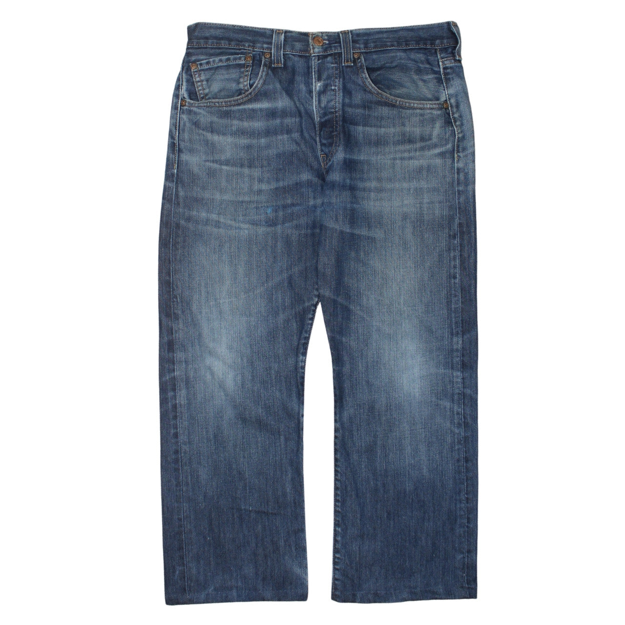 Levi's Men's Blue 501 Straight Leg Button Fly Jeans 33x30 Classic Fit