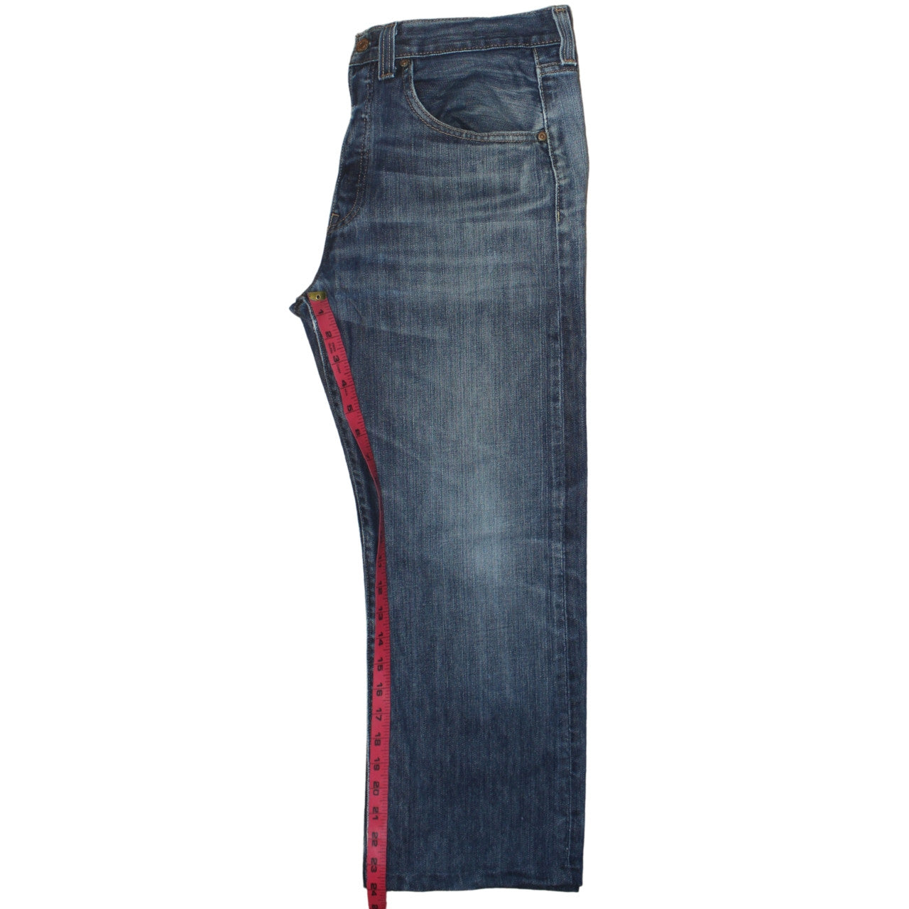 Levi's Men's Blue 501 Straight Leg Button Fly Jeans 33x30 Classic Fit