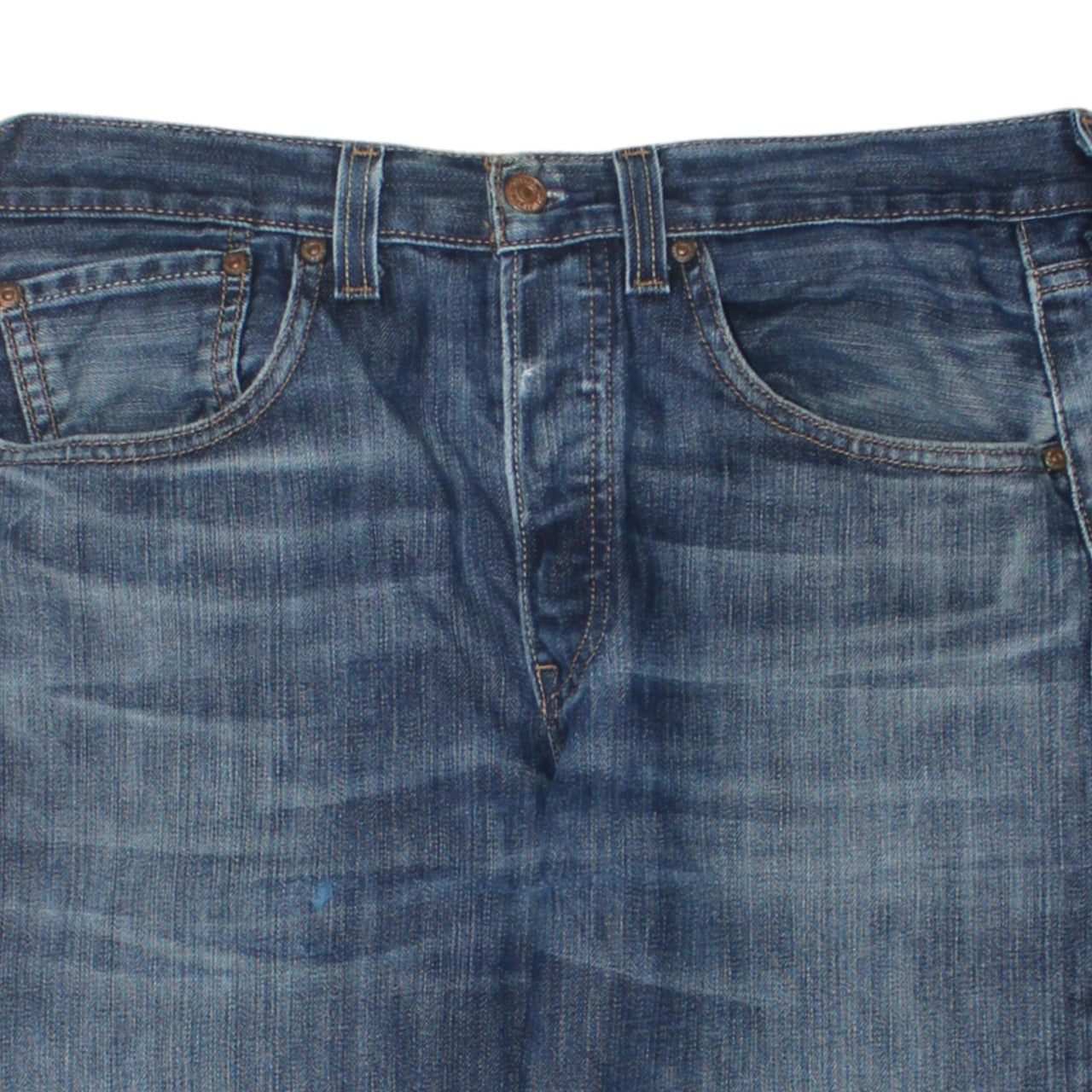 Levi's Men's Blue 501 Straight Leg Button Fly Jeans 33x30 Classic Fit
