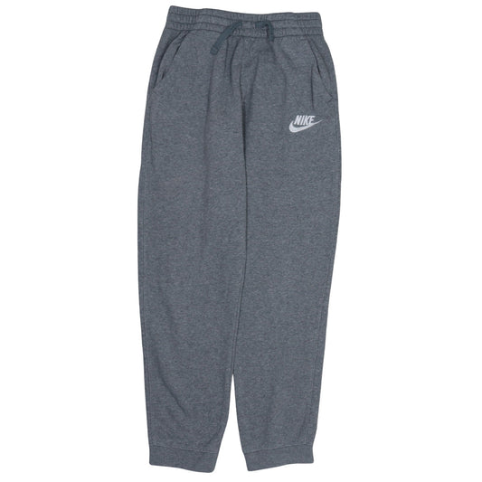 Nike Boys Grey Jogger Sweatpants 14 Years Regular Fit Fleece Activewear